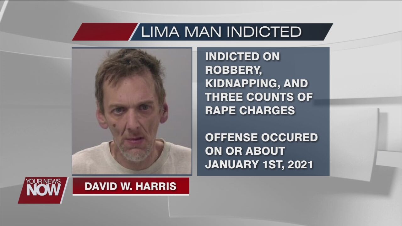 Lima man indicted by grand jury on multiple charges that include kidnapping